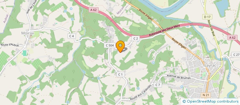 localisation de l'entreprise MADAME COLETTE GALLAND  LAYRAC