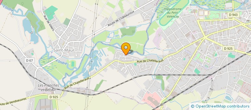 localisation de l'entreprise MADAME COLETTE GALLIENNE à CHATEAUROUX