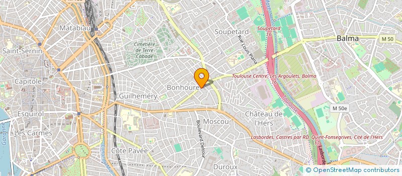 localisation de l'entreprise MADAME COLETTE GAUBERT à TOULOUSE