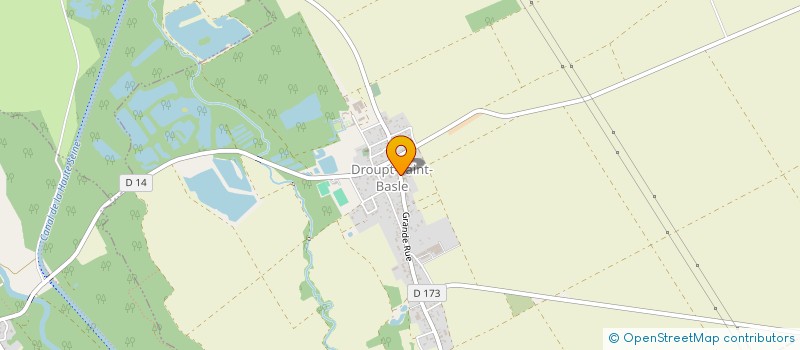 localisation de l'entreprise MADAME COLETTE GAUBERT  DROUPT-SAINT-BASLE