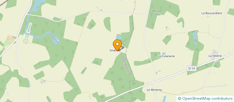 localisation de l'entreprise MADAME COLETTE GAUCHERY  CHAMPCEVRAIS