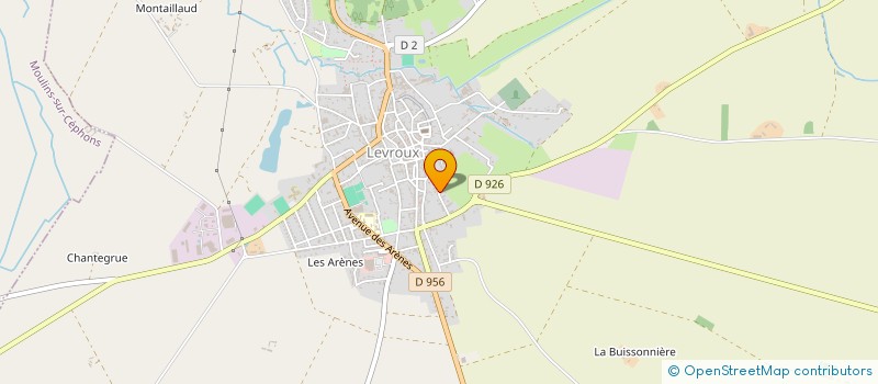 localisation de l'entreprise MADAME COLETTE GAUGRY à LEVROUX