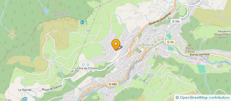 localisation de l'entreprise MADAME COLETTE GEHIN  LA BRESSE