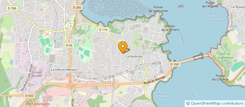 localisation de l'entreprise MADAME COLETTE GERARD  DINARD