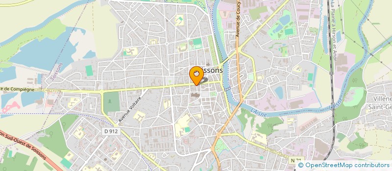 localisation de l'entreprise MADAME COLETTE GERNEZ à SOISSONS