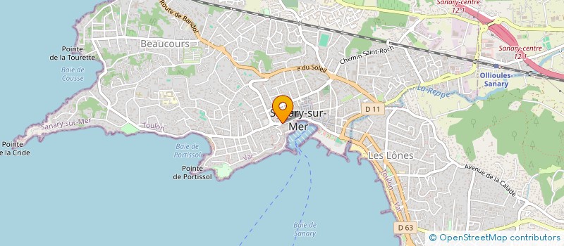 localisation de l'entreprise MADAME COLETTE GIMENEZ à SANARY SUR MER