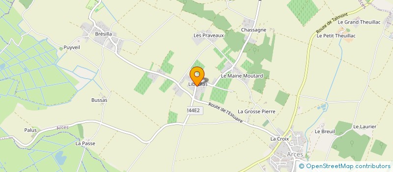 localisation de l'entreprise MADAME COLETTE GIRARD  ARCES