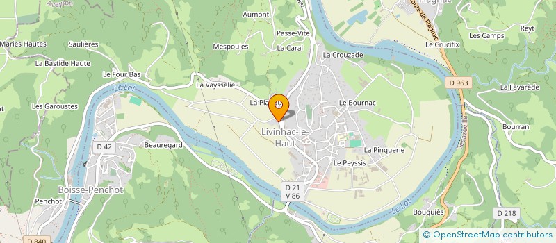 localisation de l'entreprise MADAME COLETTE GLADIN  BOUILLAC