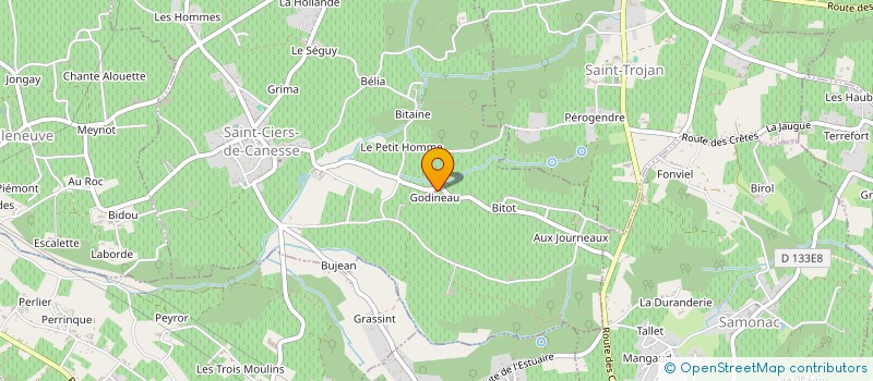 localisation de l'entreprise MADAME COLETTE GODINEAU  BOURG