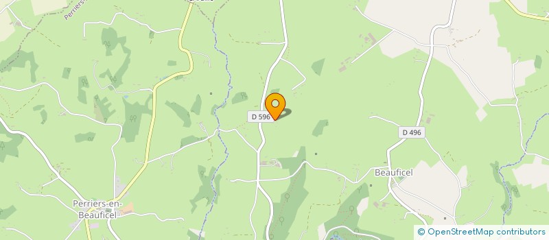 localisation de l'entreprise MADAME COLETTE GOSSELIN  BEAUFICEL