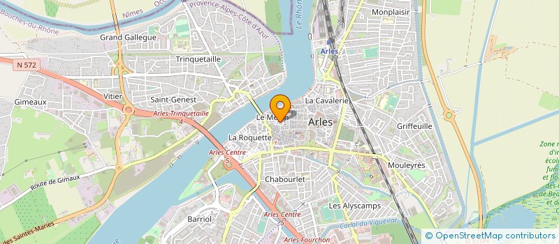 localisation de l'entreprise MADAME COLETTE GRADEL  ARLES