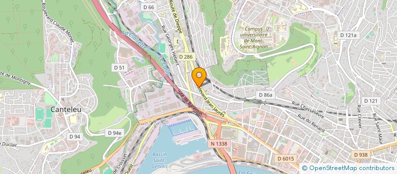 localisation de l'entreprise MADAME COLETTE GRIET à ROUEN