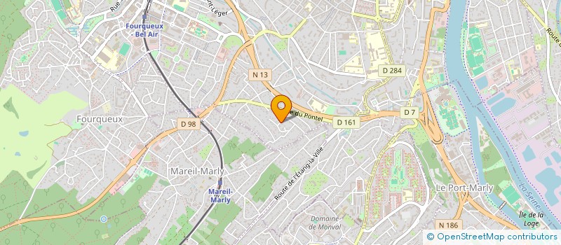 localisation de l'entreprise MADAME COLETTE GRIMALDI  SAINT-GERMAIN-EN-LAYE