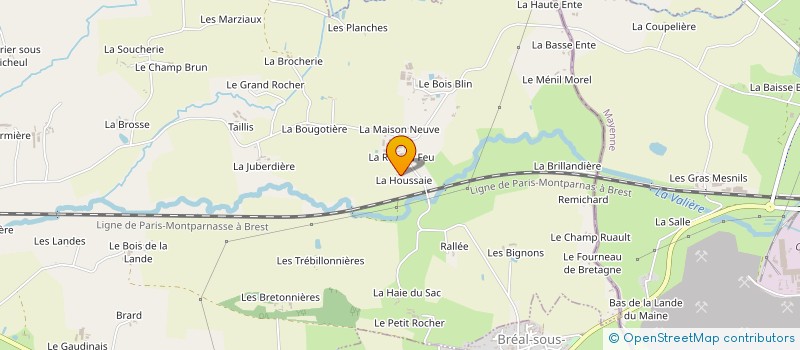 localisation de l'entreprise MADAME COLETTE GRIMOUX  ERBREE