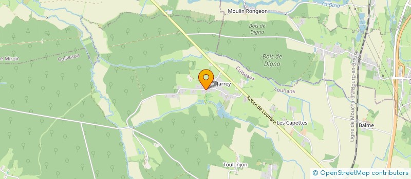 localisation de l'entreprise MADAME COLETTE GUILLENEY  CUISEAUX