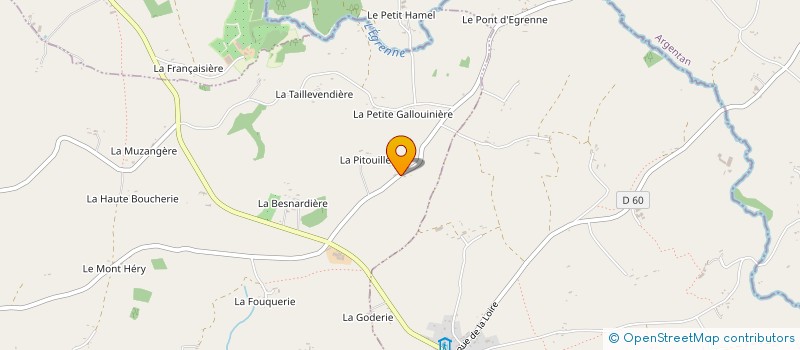 localisation de l'entreprise MADAME COLETTE HAMEL  SOURDEVAL