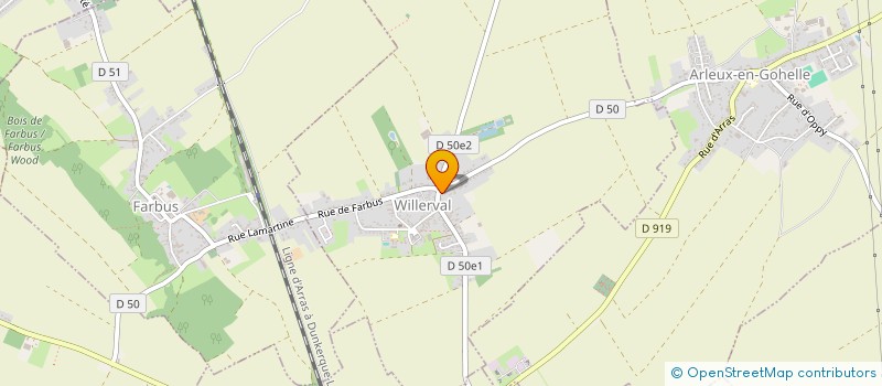 localisation de l'entreprise MADAME COLETTE HAMON  WILLERVAL