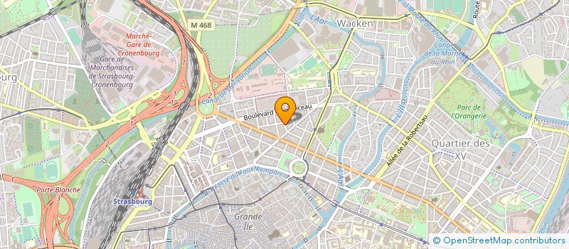 localisation de l'entreprise MADAME COLETTE HEITZ à STRASBOURG