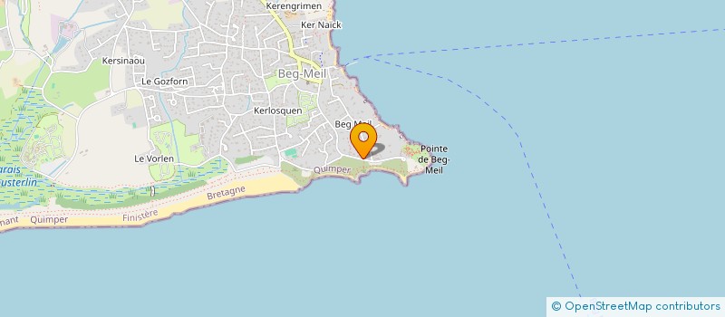 localisation de l'entreprise MADAME COLETTE HENTRIC à FOUESNANT