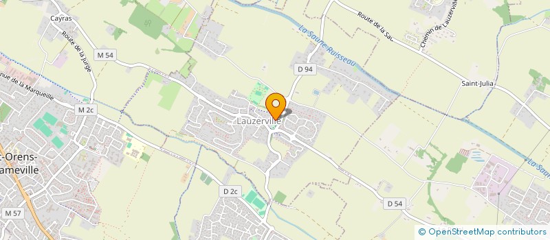 localisation de l'entreprise MADAME COLETTE HERVE  LAUZERVILLE