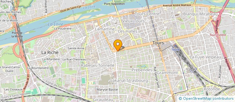 localisation de l'entreprise MADAME COLETTE HERVE  TOURS