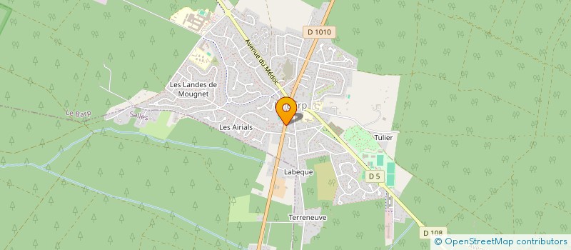 localisation de l'entreprise MADAME COLETTE HIRIGOYEN  LE BARP