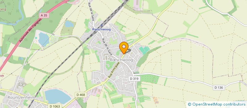 localisation de l'entreprise MADAME COLETTE HOEHN  ROPPENHEIM