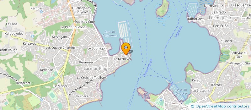 localisation de l'entreprise MADAME COLETTE HOUIS à LARMOR-PLAGE