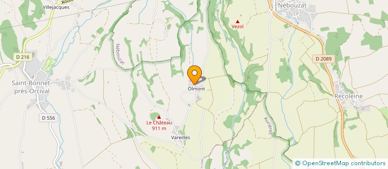 localisation de l'entreprise MADAME COLETTE HUET  SAINT-BONNET-PRES-ORCIVAL