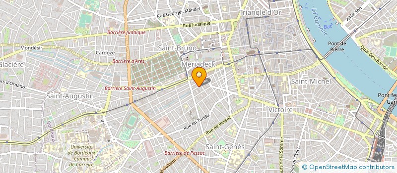 localisation de l'entreprise MADAME COLETTE JOGUET à BORDEAUX