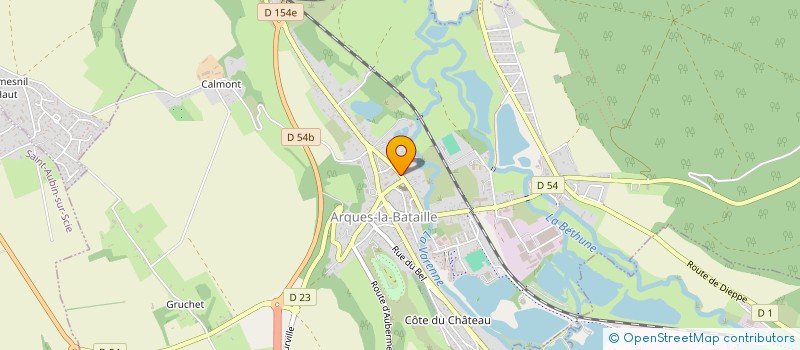 localisation de l'entreprise MADAME COLETTE JUSTE  ARQUES-LA-BATAILLE