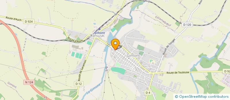 localisation de l'entreprise MADAME COLETTE LABORIE  GIMONT