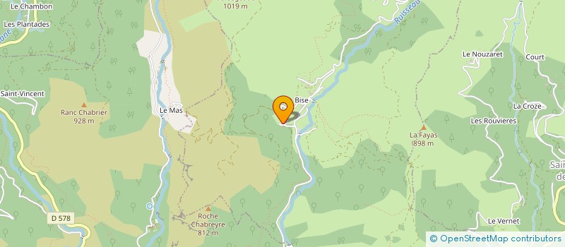 localisation de l'entreprise MADAME COLETTE LAFFONT  VALLEES-D'ANTRAIGUES-ASPERJOC