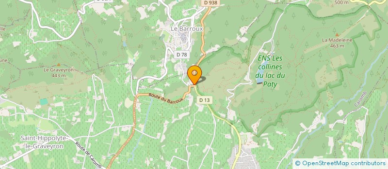 localisation de l'entreprise MADAME COLETTE LAMBERT  CAROMB