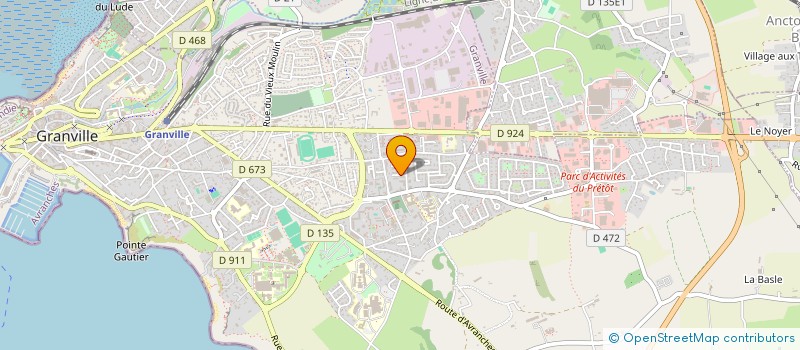 localisation de l'entreprise MADAME COLETTE LAMBERT  GRANVILLE