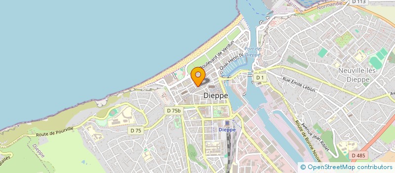 localisation de l'entreprise MADAME COLETTE LAPLACE  DIEPPE