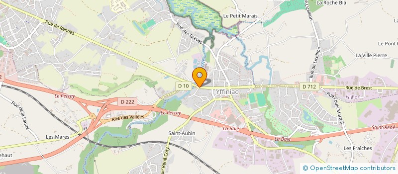 localisation de l'entreprise MADAME COLETTE LAPORTE  YFFINIAC