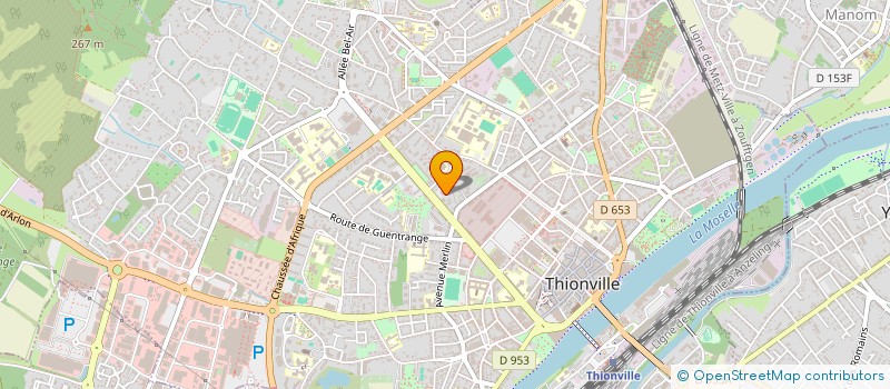 localisation de l'entreprise MADAME COLETTE LAUAN  THIONVILLE