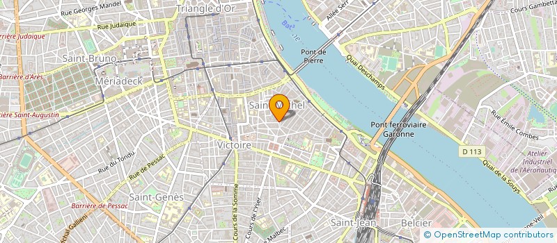 localisation de l'entreprise MADAME COLETTE LAURENS à BORDEAUX