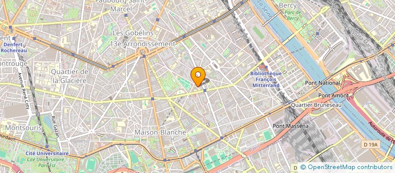 localisation de l'entreprise MADAME COLETTE LE VAILLANT  PARIS