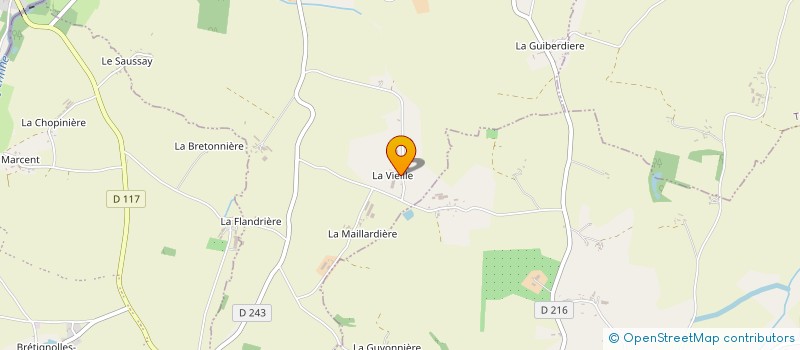 localisation de l'entreprise MADAME COLETTE LEDUC à RENNES-EN-GRENOUILLES