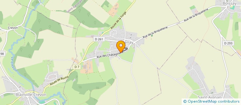 localisation de l'entreprise MADAME COLETTE LEFEBVRE  CATENAY