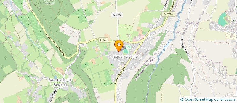 localisation de l'entreprise MADAME COLETTE LEFRANC à EQUEMAUVILLE
