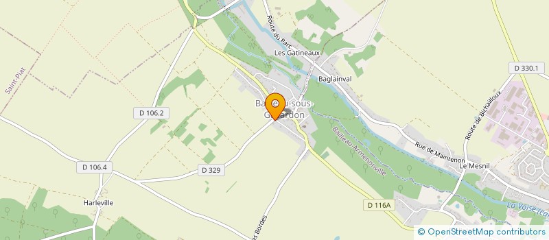 localisation de l'entreprise MADAME COLETTE LEFROY à BAILLEAU-ARMENONVILLE