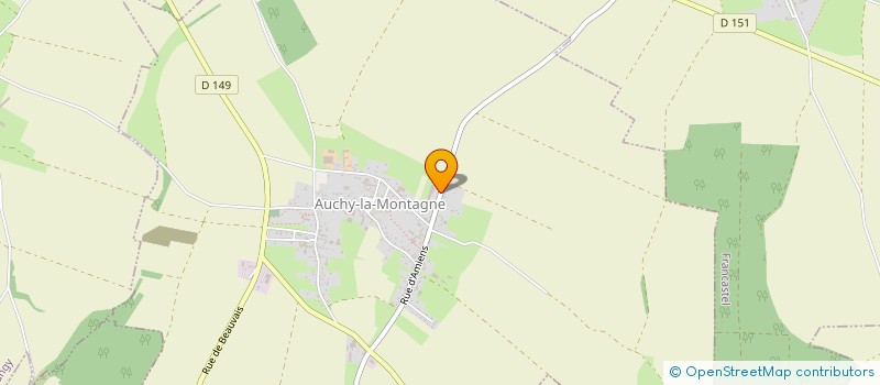 localisation de l'entreprise MADAME COLETTE LEGRAND  AUCHY-LA-MONTAGNE