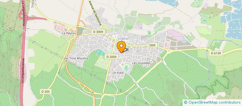 localisation de l'entreprise MADAME COLETTE LEGUEVAQUES  SIGEAN