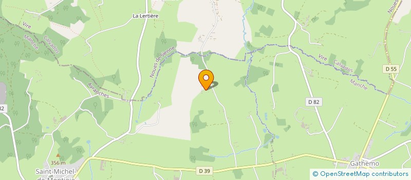 localisation de l'entreprise MADAME COLETTE LEMARTINEL  SAINT-MICHEL-DE-MONTJOIE