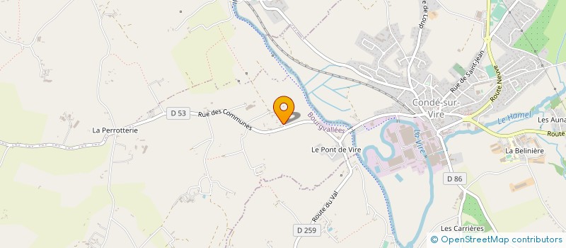 localisation de l'entreprise MADAME COLETTE LEREBOURS à BOURGVALLEES
