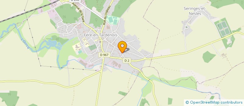 localisation de l'entreprise MADAME COLETTE LEROUGE  FERE-EN-TARDENOIS