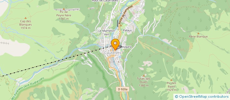 localisation de l'entreprise MADAME COLETTE LEVINSON à CAUTERETS